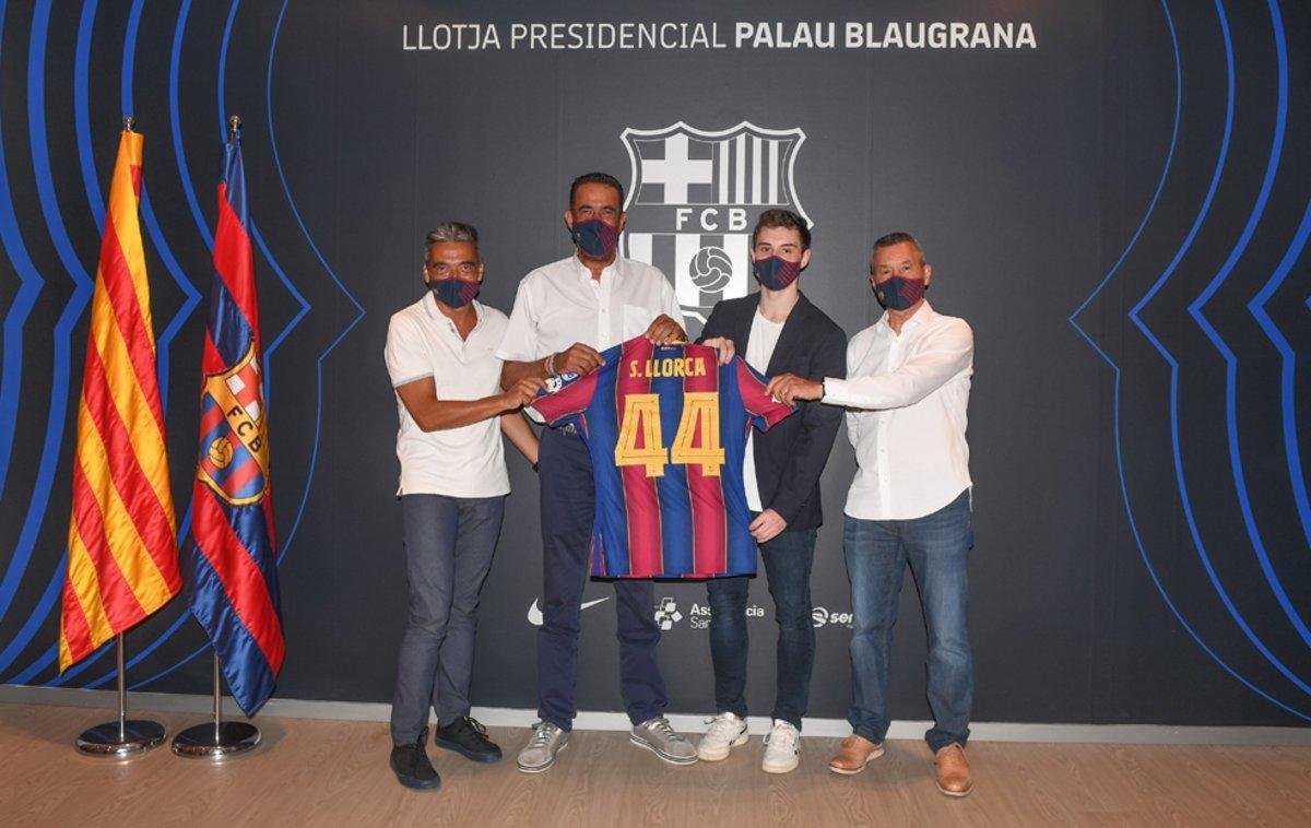 Sergi Llorca, en el acto de su presentación