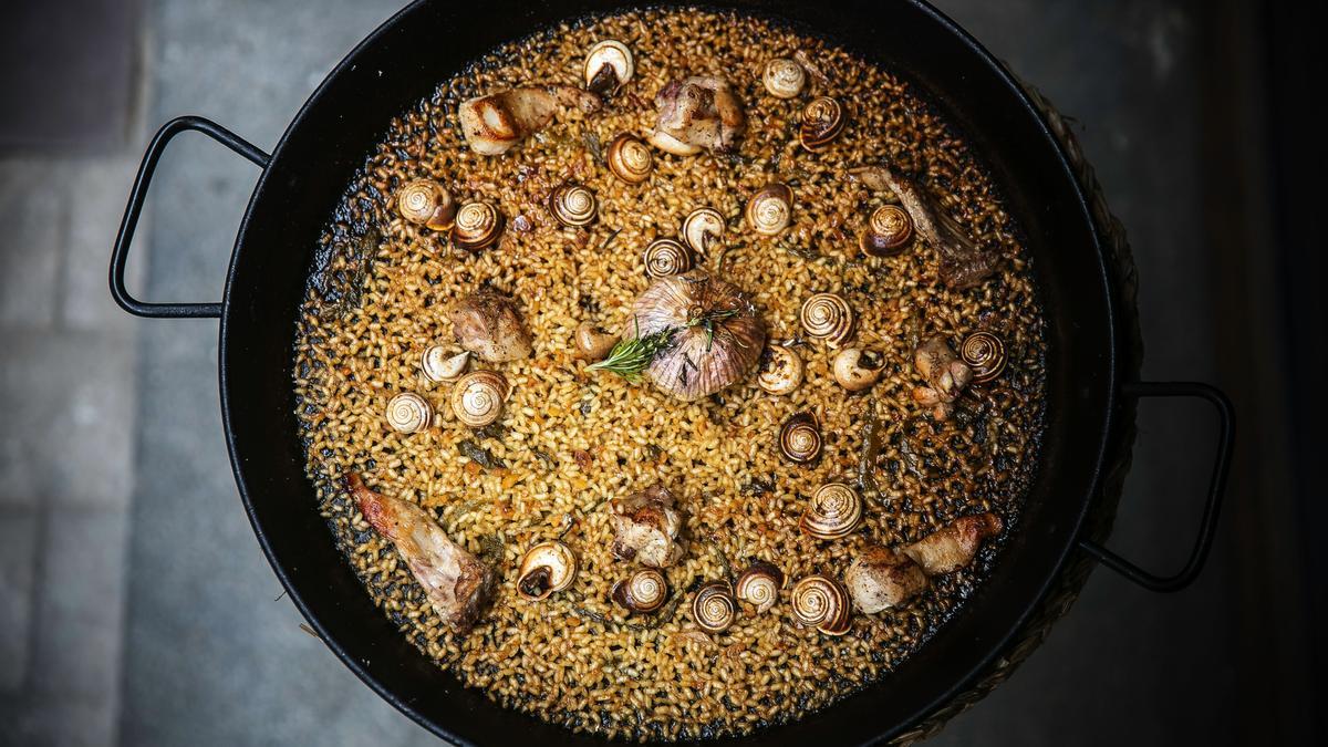 El arroz de conejo y caracoles del restaurante Cadaqués.