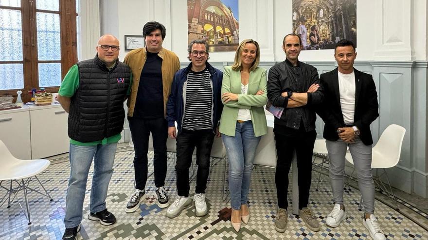 Reunión celebrada en el Ayuntamiento de València.