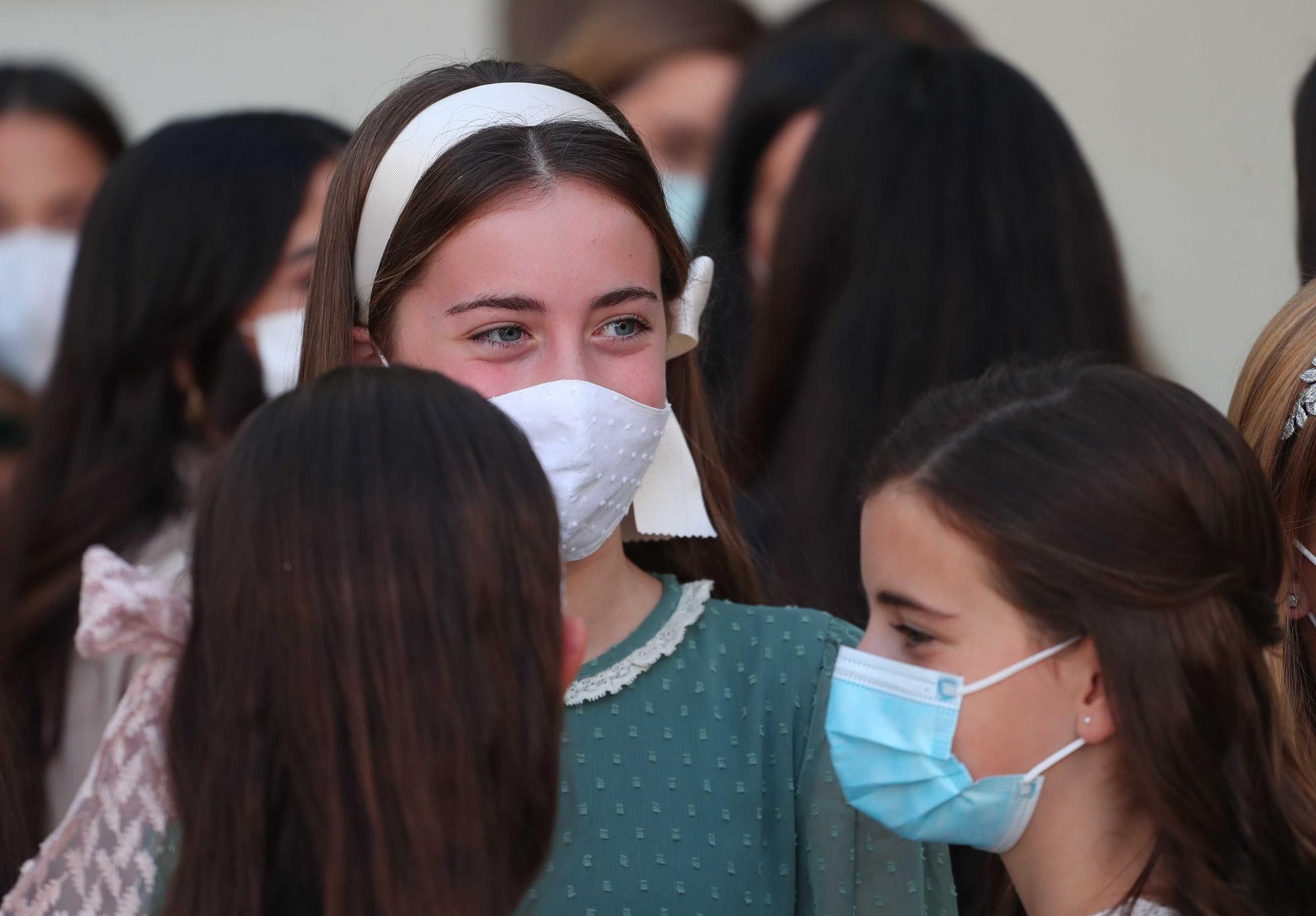 La primera sesión de fotos de las aspirantes a Fallera mayor de València