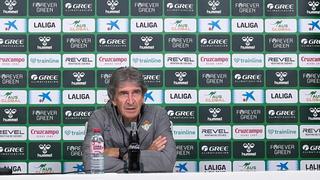 Pellegrini sobre si Vitor llega al derbi: "No sabemos la gravedad o el esguince que tiene en el tobillo"