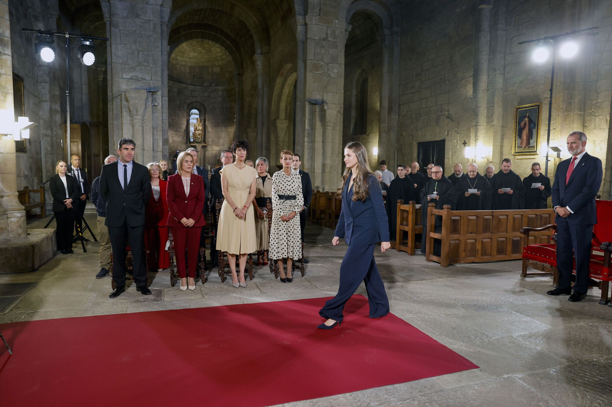 EN IMÁGENES: Leonor se da un baño de multitudes en su estreno como Princesa de Viana