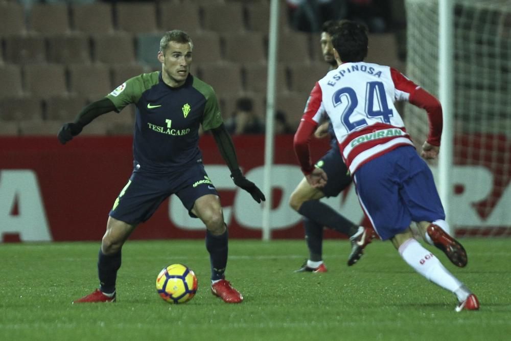 Imágenes del partido Granada-Sporting de Segunda División