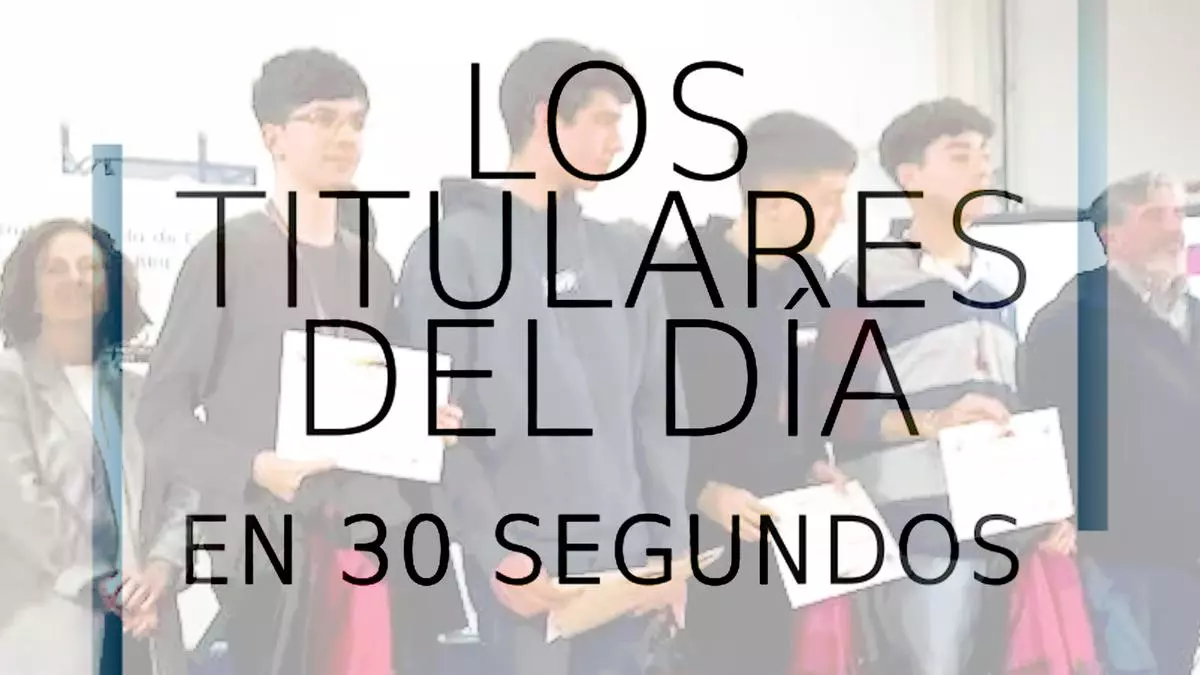 Los titulares del día en 30 segundos, 8 de abril