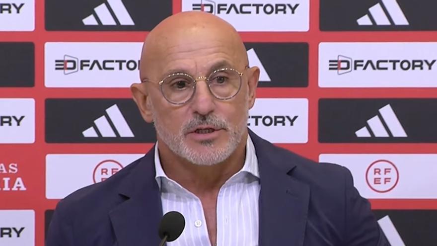 Luis de la Fuente, sobre la ausencia de Isco