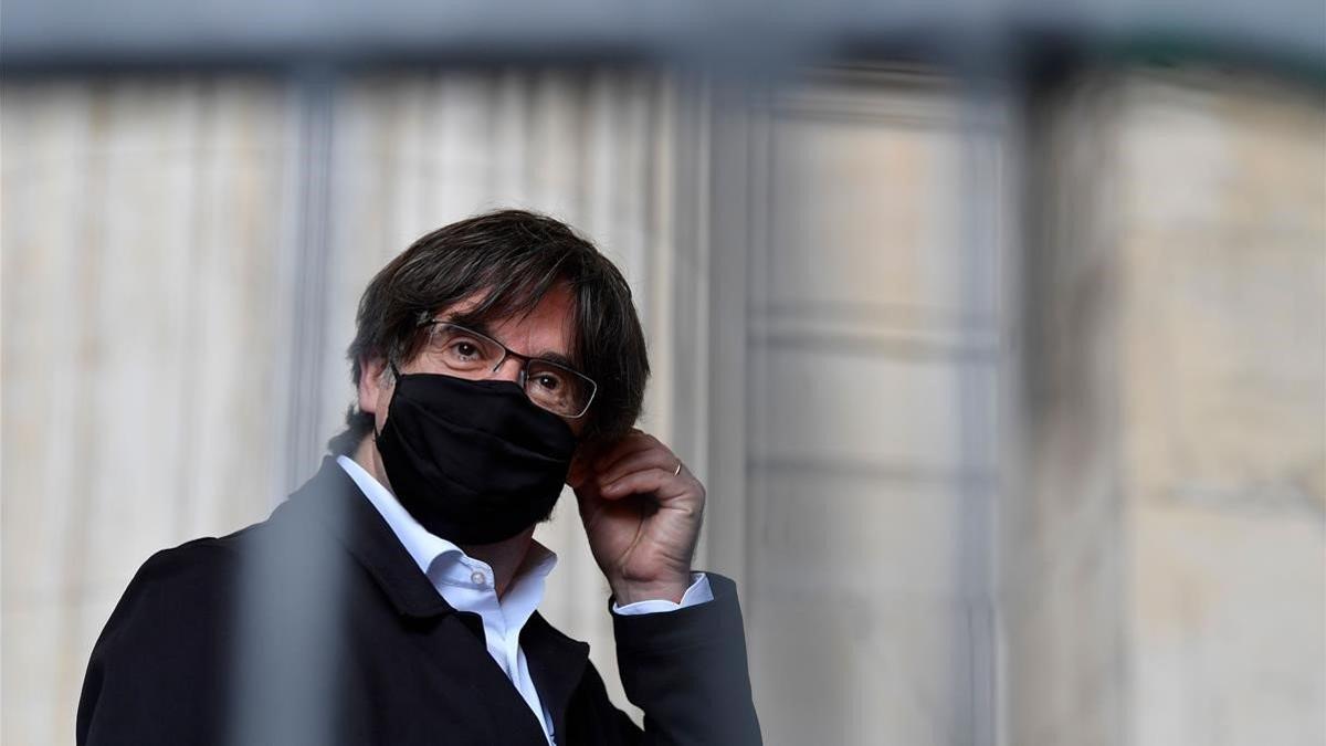 El 'expresident' Carles Puigdemont, el pasado 23 de junio, en Bruselas.