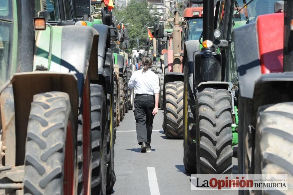 Manifestación de los agricultores por el Mar Menor en Murcia