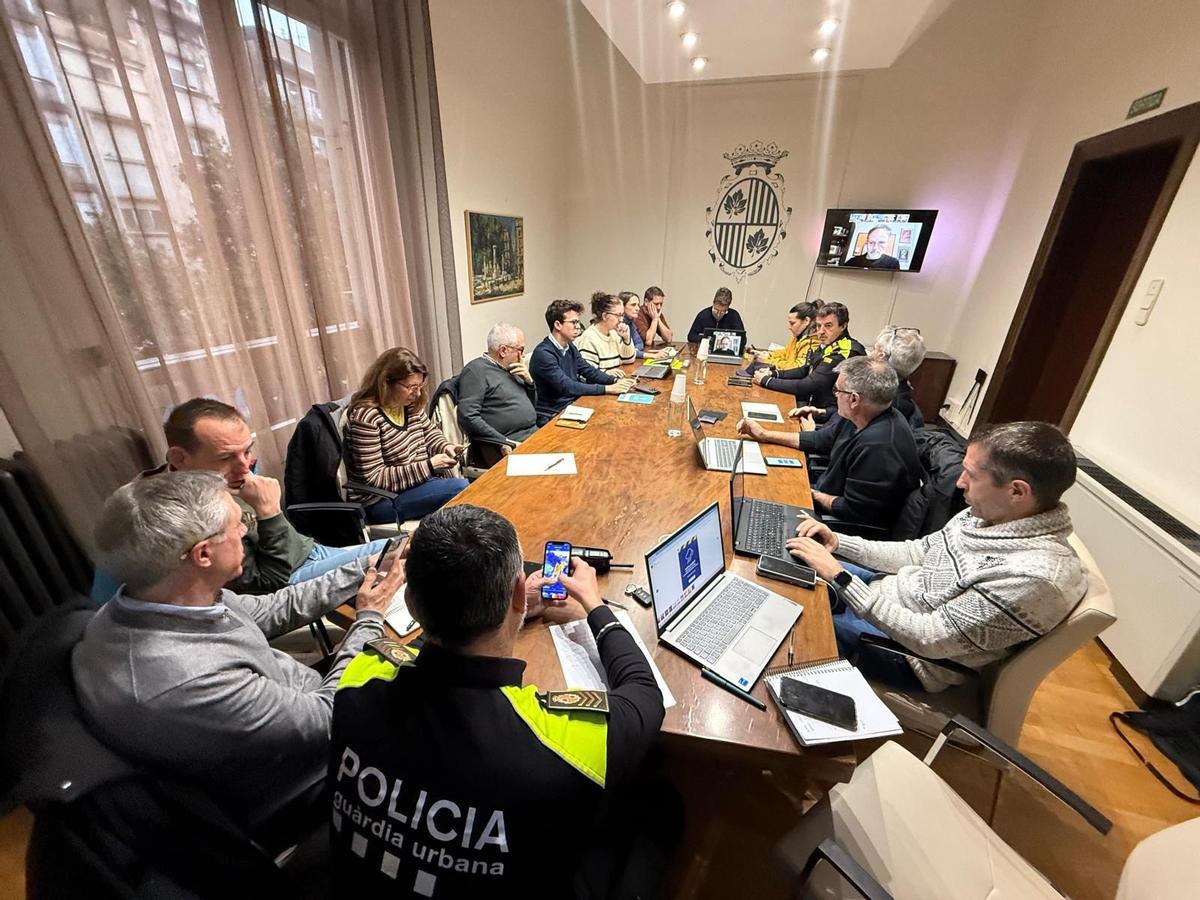 Reunió del DUPROCIM encapçalada pel l'alcalde Masquef