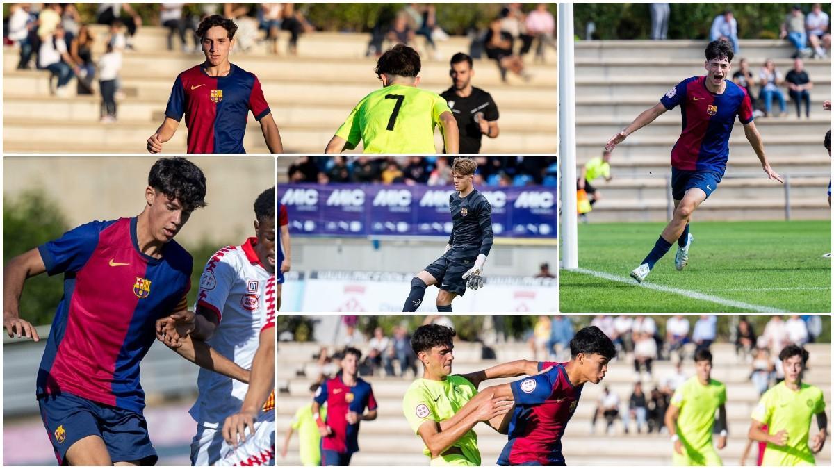 Campos, Pedro Rodríguez, Iker, Dro y Gistau, 6 Sub-17