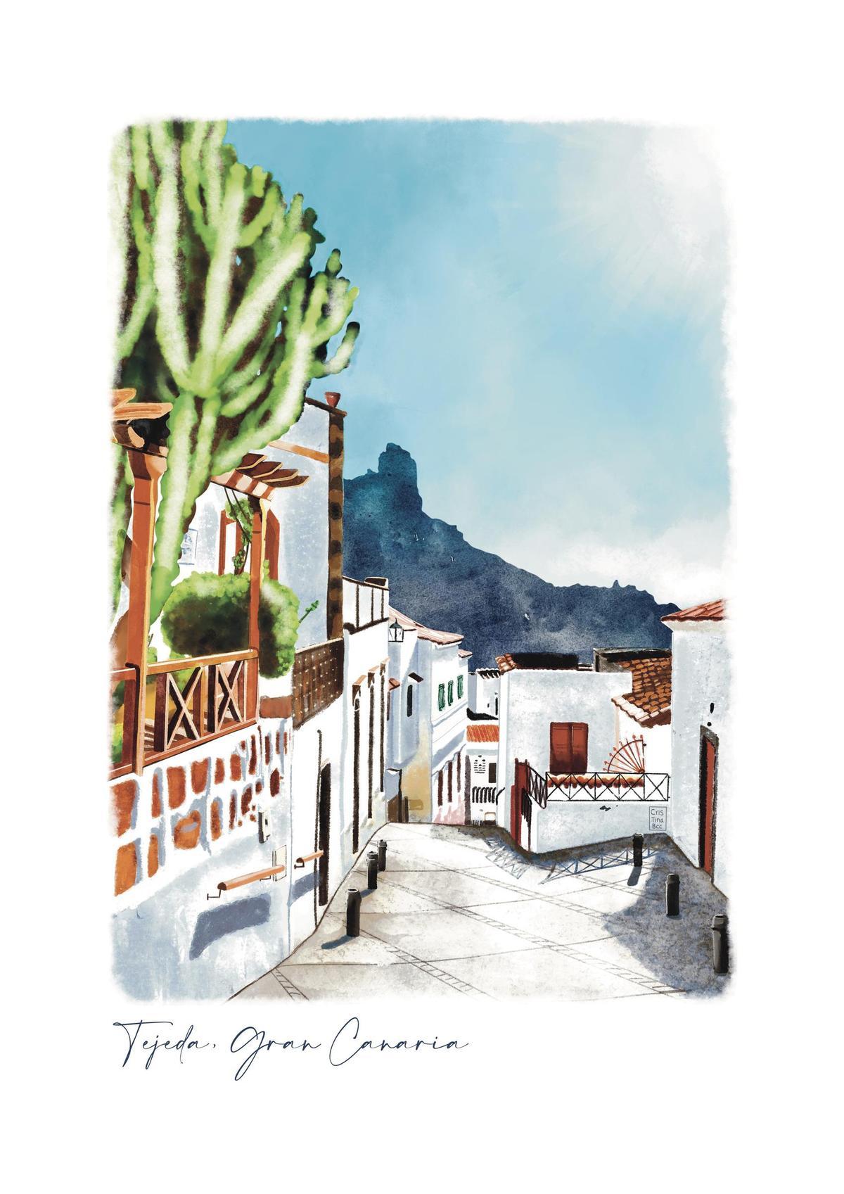 Ilustración de Tejeda de Cristina Chirino.