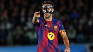 Eric Garcia, durante el Barça-Atlético.