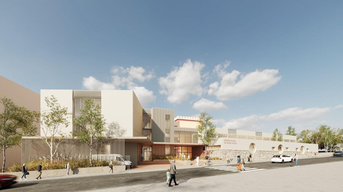 El centro de Salud la Bassa de Alcoy tras su rehabilitación.