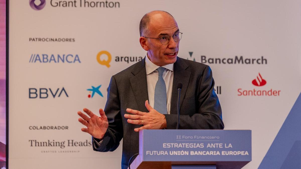 El exprimer ministro italiano, Enrico Letta