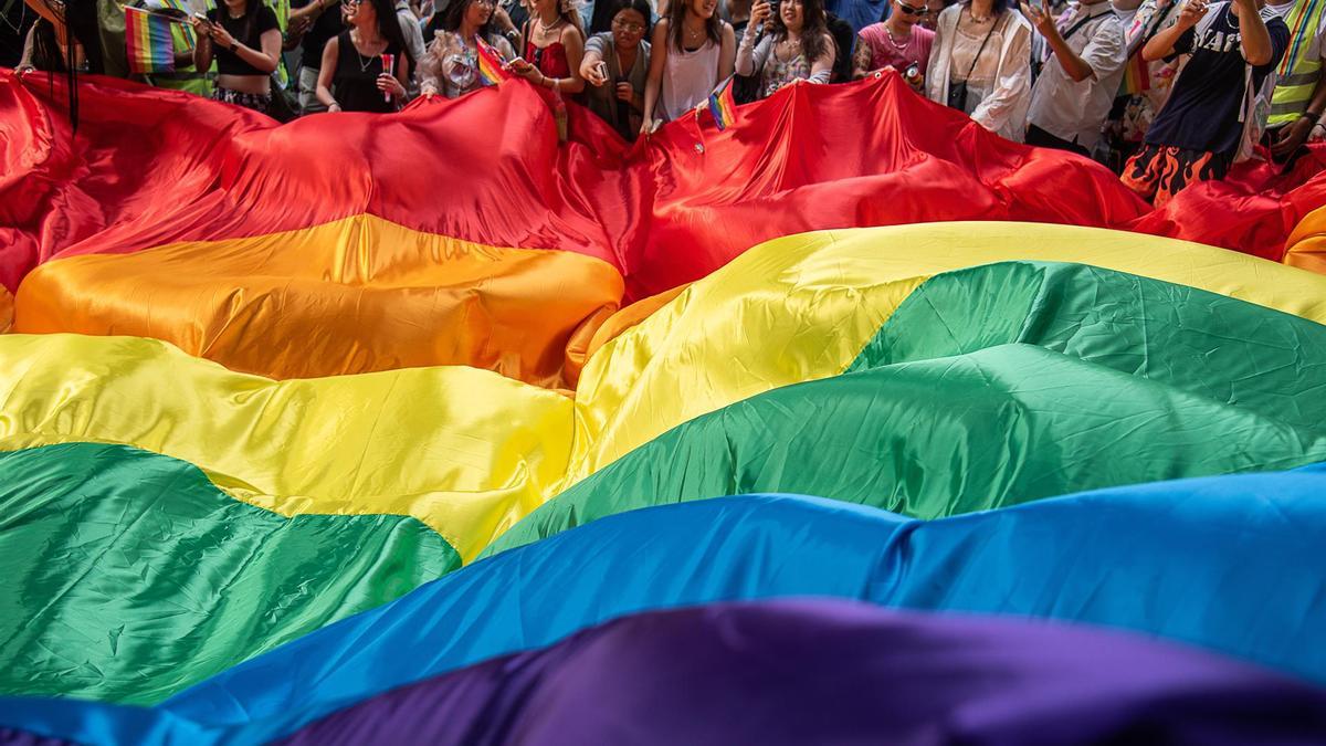 Marcha del orgullo LGTBI en Bangkok, Tailandia