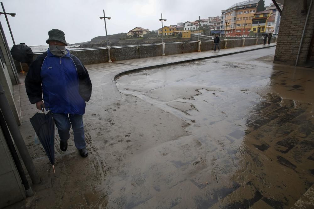 El temporal deja huella en la costa gozoniega