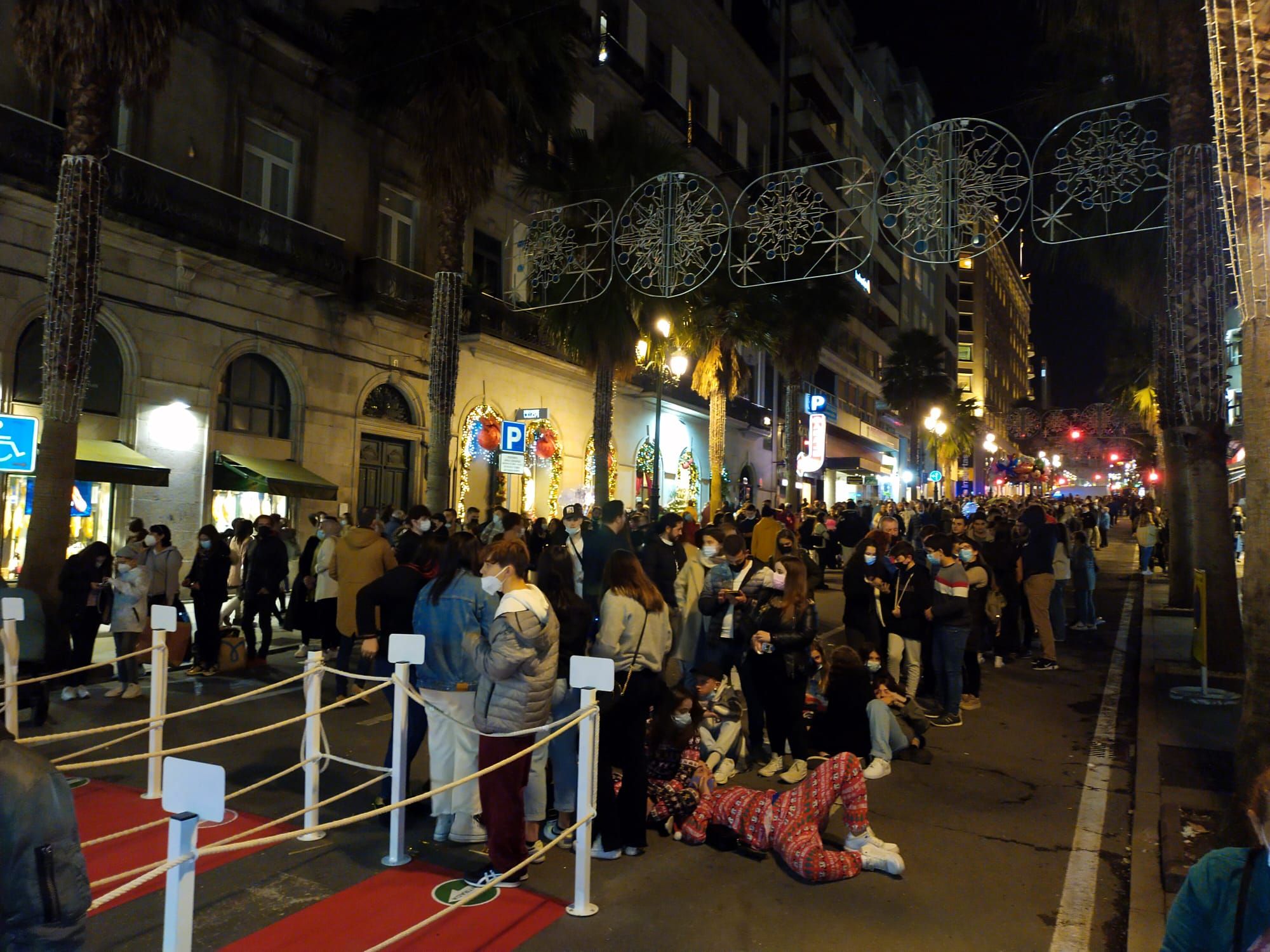 El gran encendido de la Navidad de Vigo, en imágenes