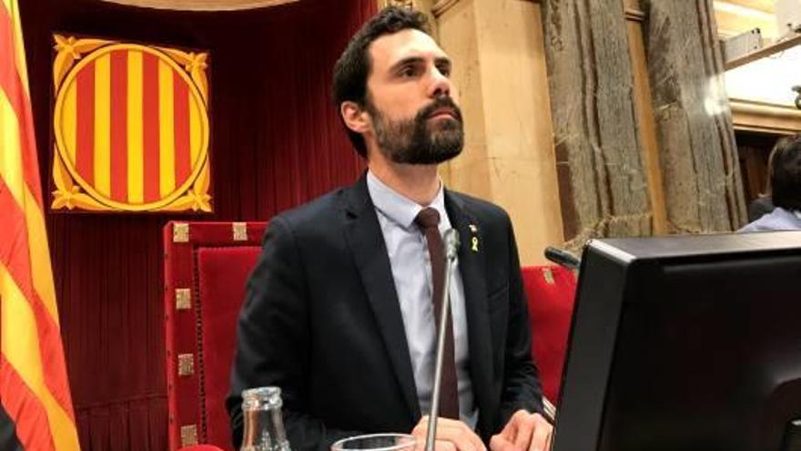 El president del Parlament, Roger Torrent.