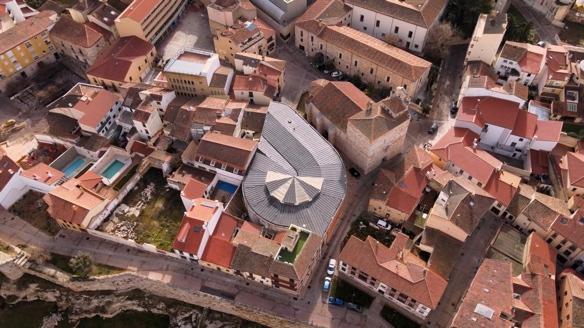 Vista aérea del Museo de Semana Santa de Zamora
