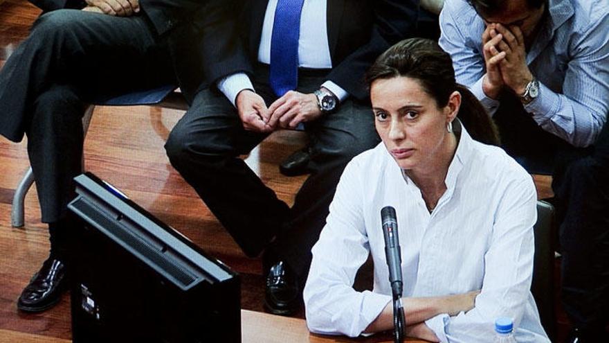 Montserrat Corulla, en una imagen captada durante el juicio del caso Malaya.