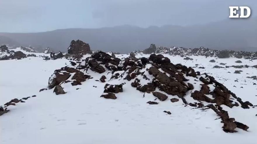 Nieve en el Teide