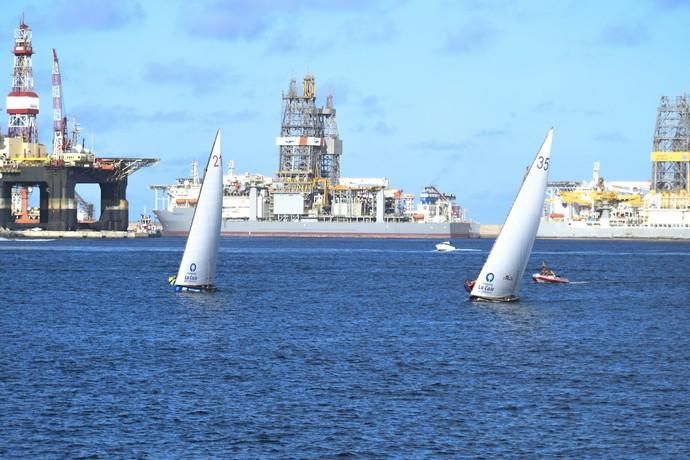 21-09-19 DEPORTES. BAHIA DEL PUERTO. LAS PALMAS DE GRAN CANARIA. Vela latina. Desempate Guanche-Tomás Morales por el título del Campeonato. Fotos: Juan Castro.  | 21/09/2019 | Fotógrafo: Juan Carlos Castro