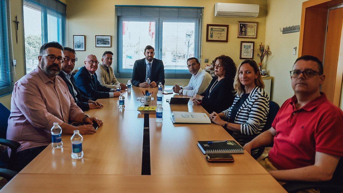 Antelo se ha reunido este martes con la Cofradía de Pescadores de Cartagena.