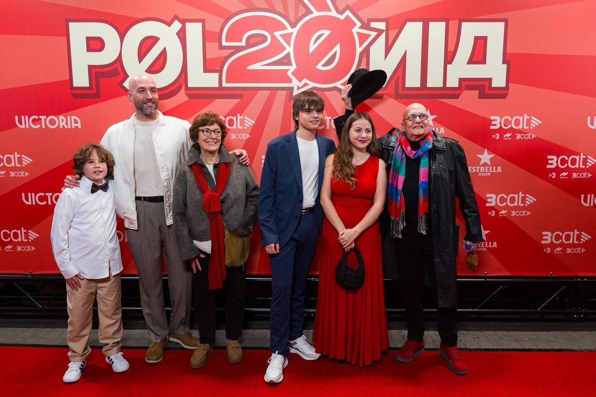 Alfombra roja del especial que celebra los 20 años de 'Polònia'