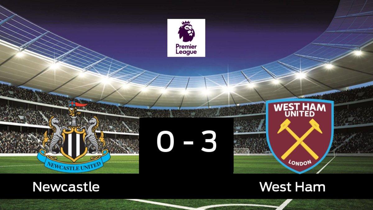 El West Ham se lleva tres puntos a casa después de vencer al Newcastle