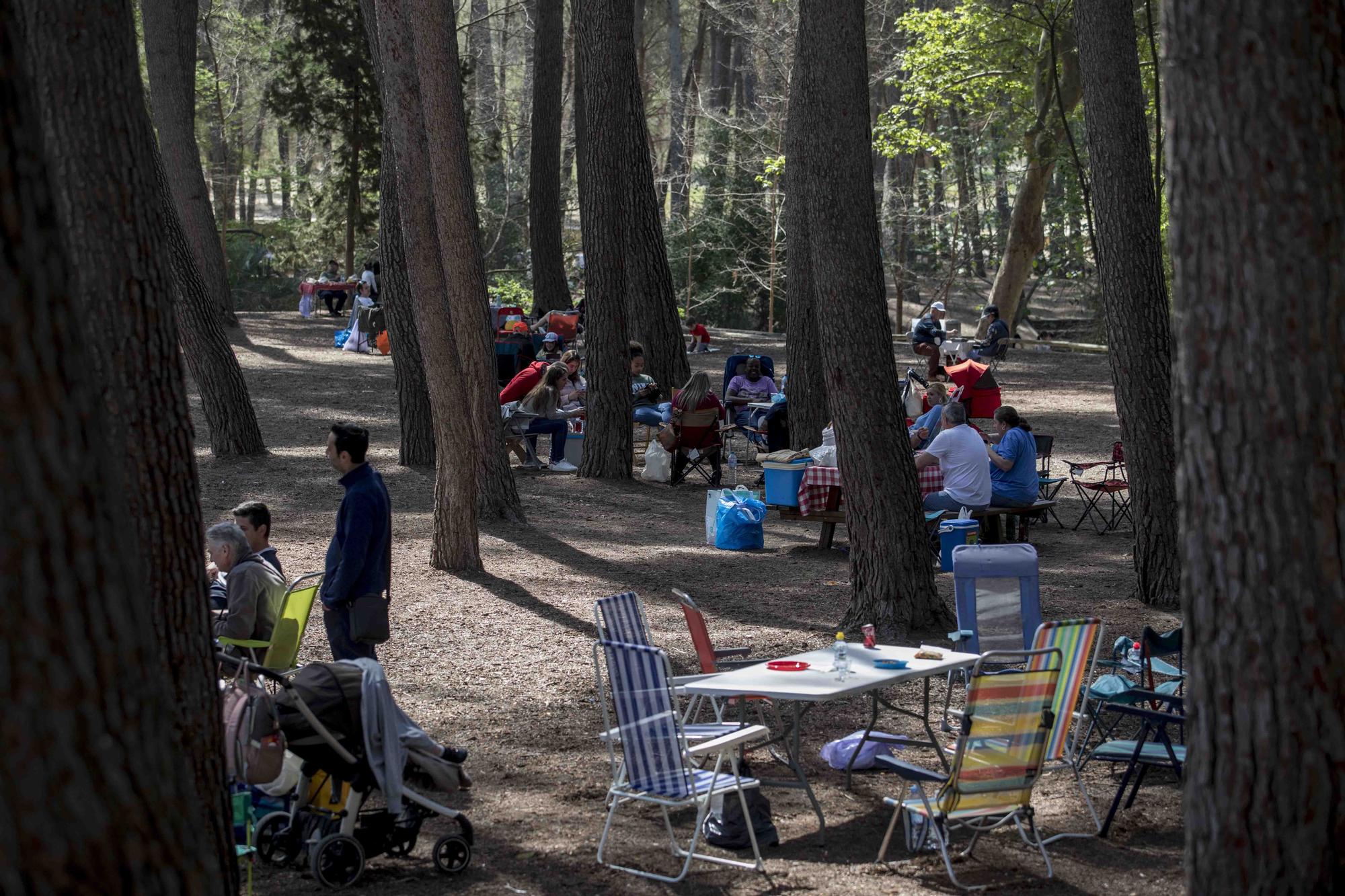 El Parc d San Vicent de Lliria vuelve a llenarse de familias dos años depués