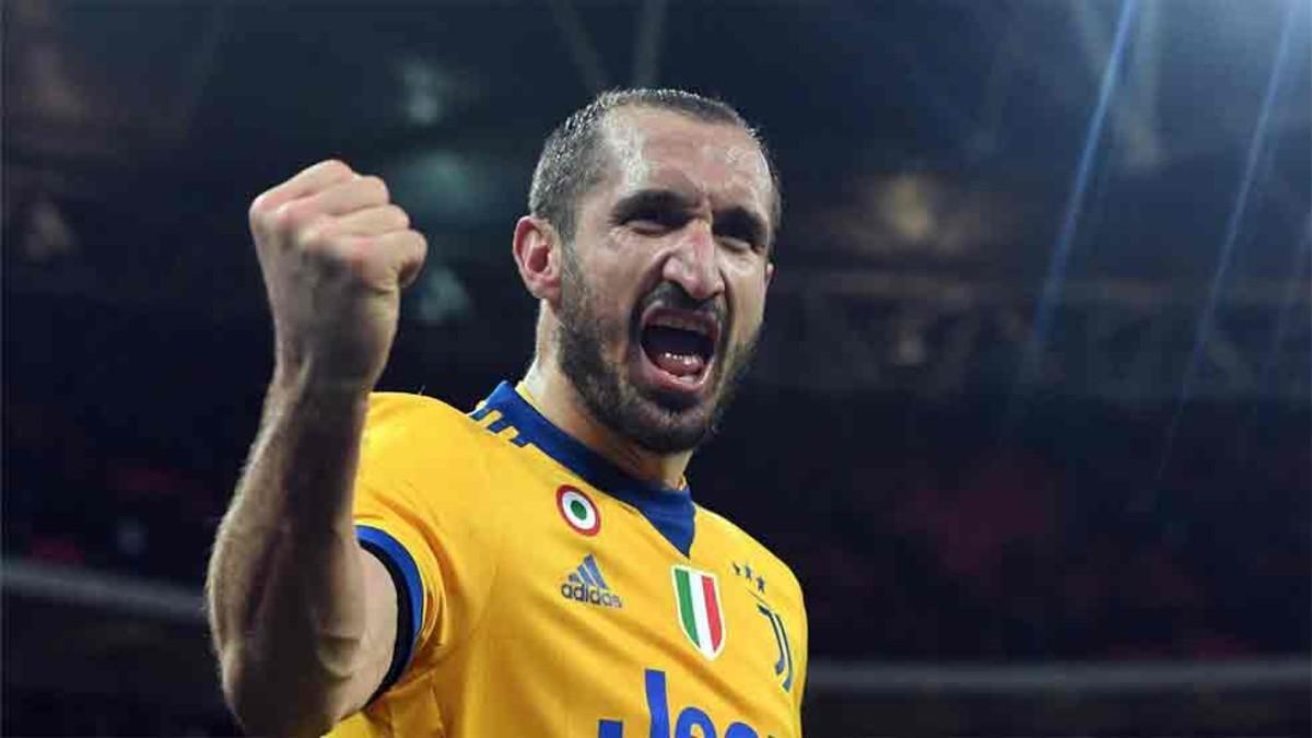 Chiellini estará ante el Real Madrid en la Champions