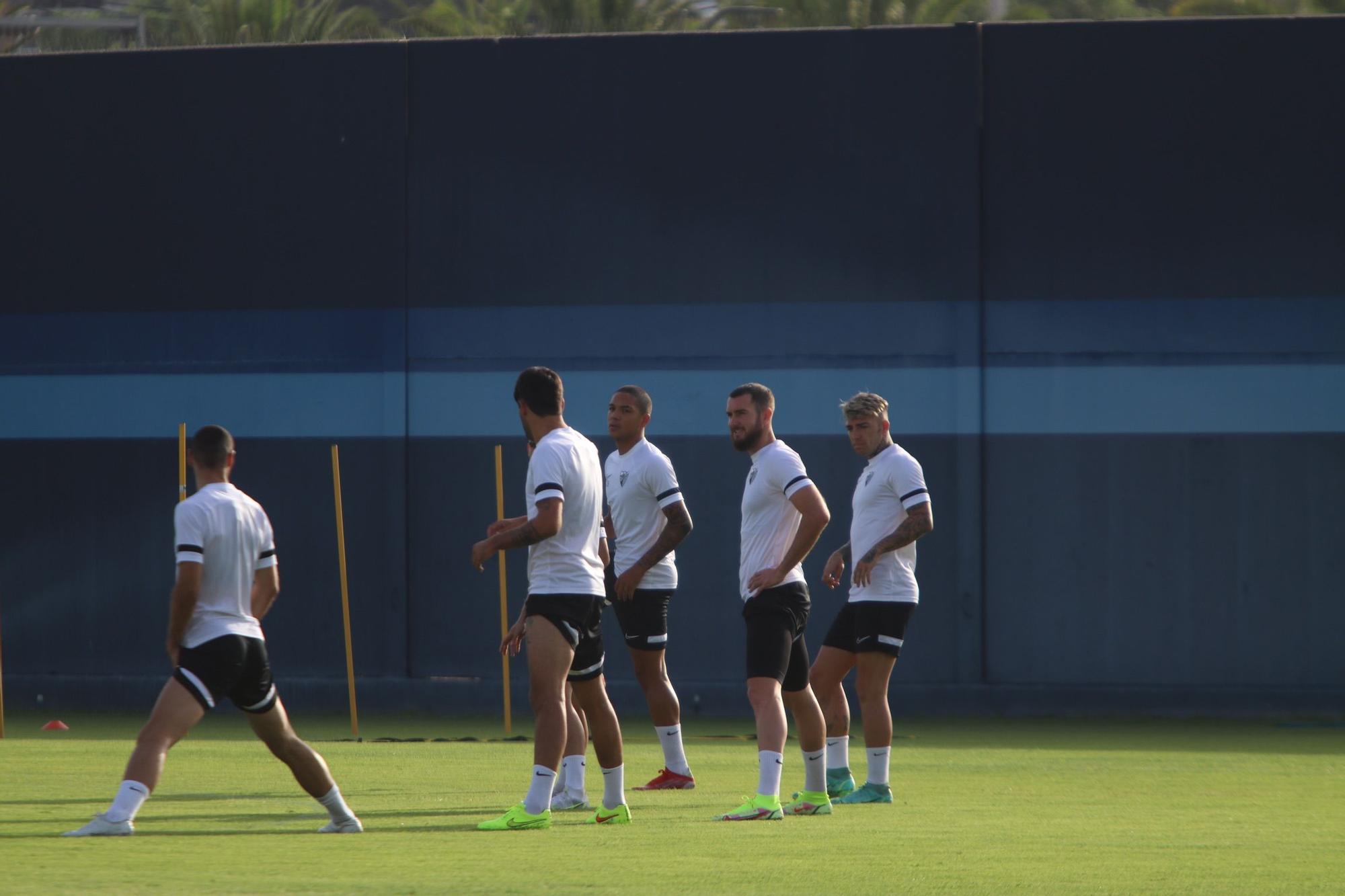 Entrenamiento del Málaga CF de este jueves 12 de agosto