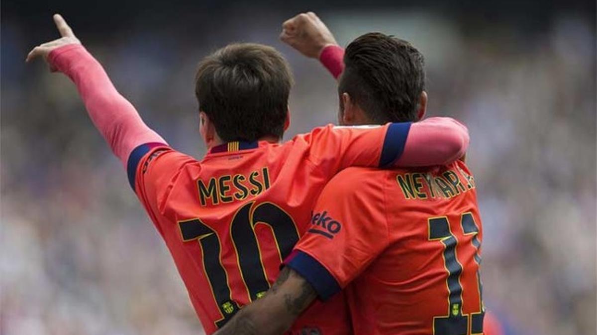 Messi, con su gol, encarriló la victoria del Barcelona en el derbi