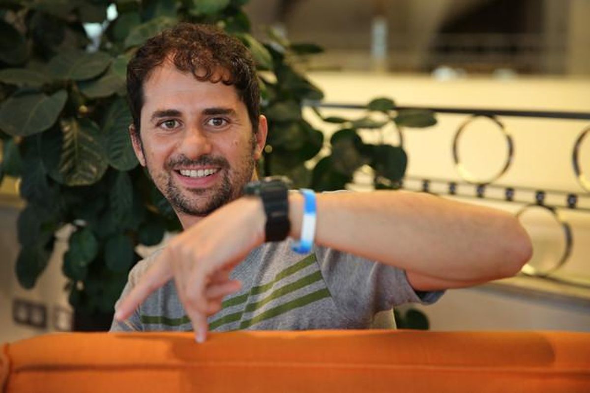 Giuseppe Catozzella, autor del llibre ’Correr sense por’ Giuseppe Catozzella, autor del llibre ’Correr sense por’