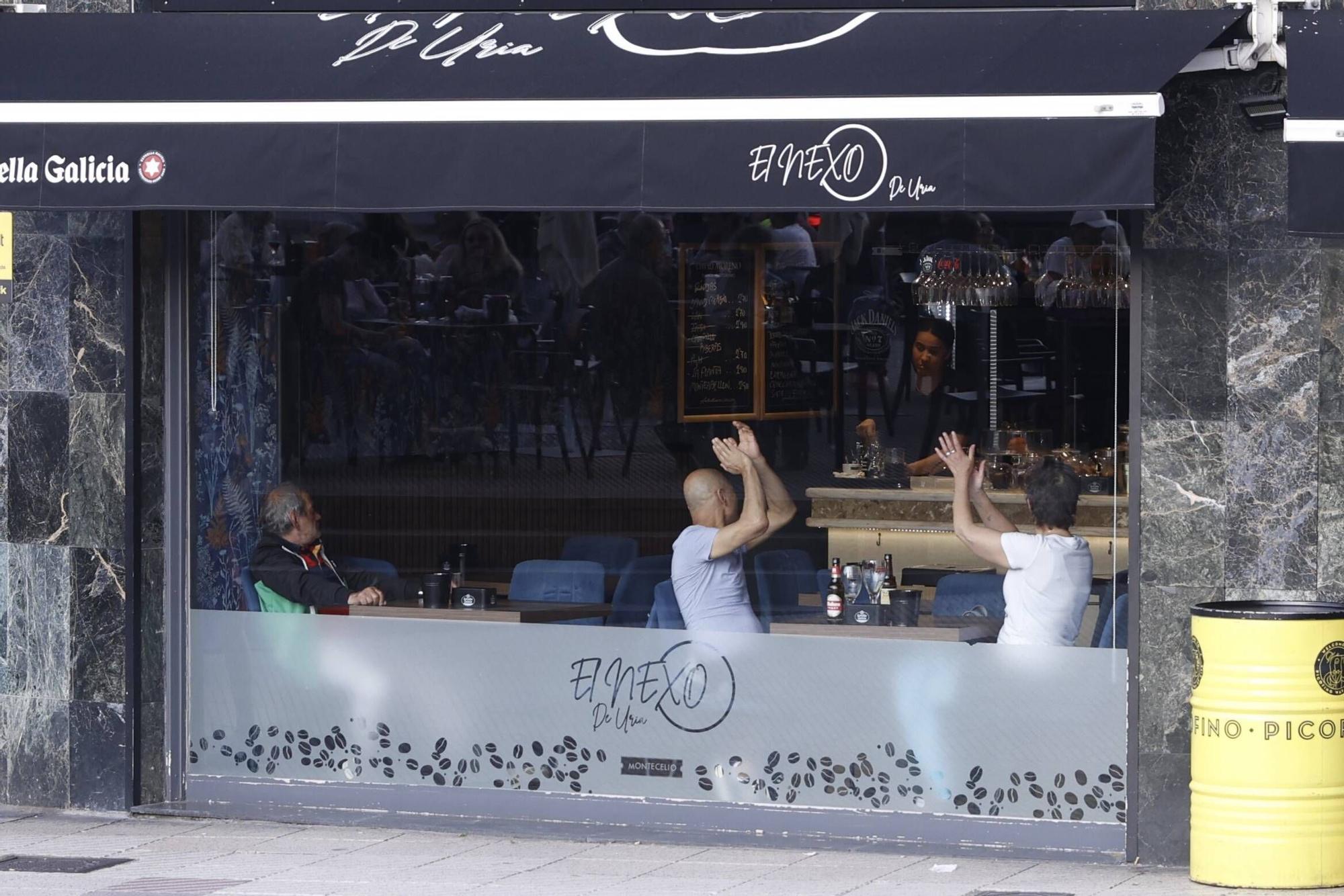 EN IMÁGENES: así se vivió el apagón en Oviedo