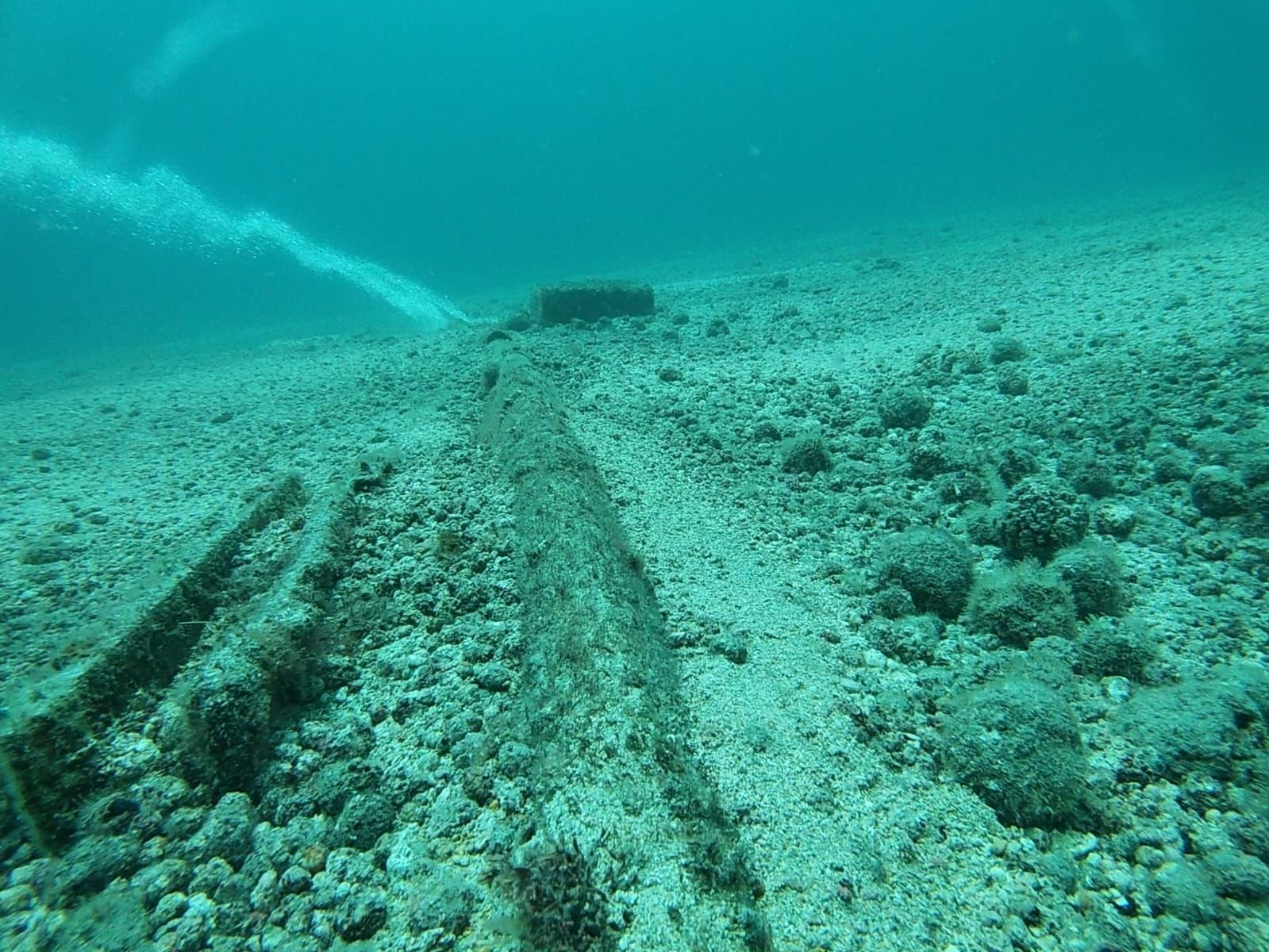 Reparación de la tubería submarina de agua potable entre Lanzarote y La Graciosa