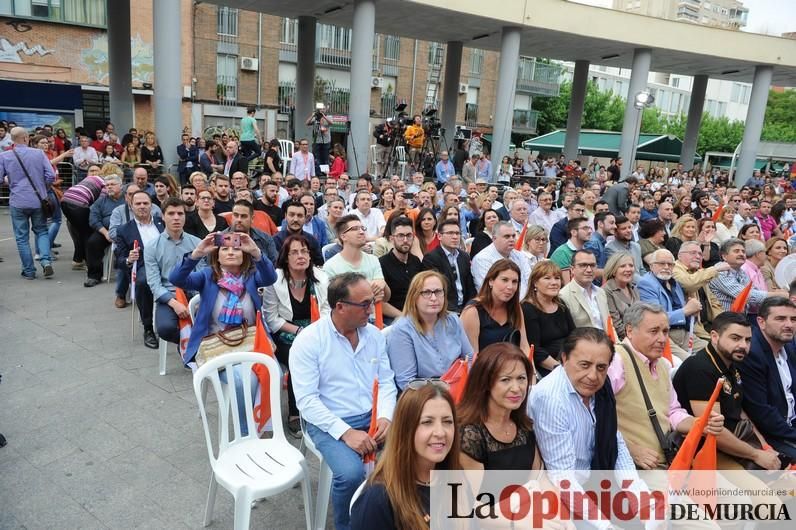 Albert Rivera, líder de Ciudadanos, en Murcia