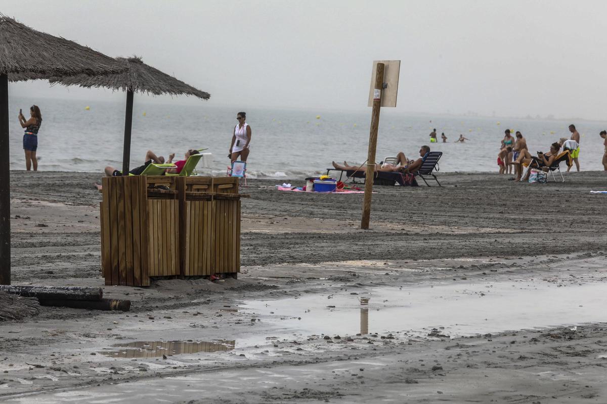 Charcos en Gran Playa, en imagen de archivo