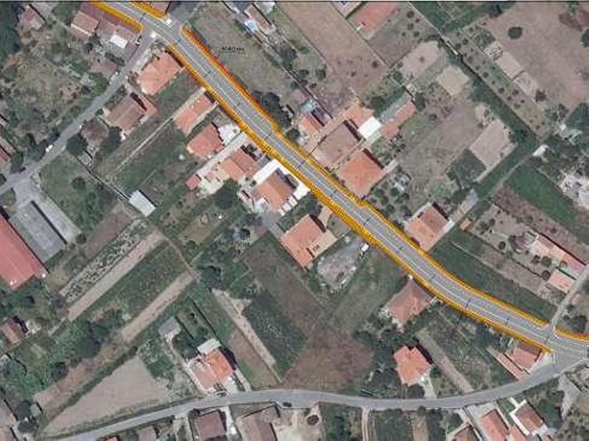 La Diputación licita por 1,3 millones la urbanizacion de la carretera de Coiro