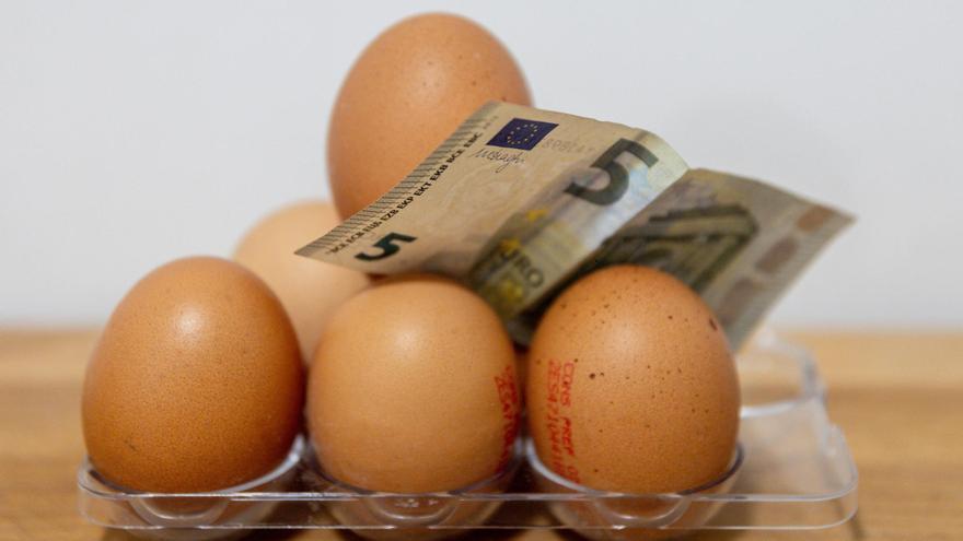 El precio de los huevos subió un 7,2% en marzo, más del triple del IPC general
