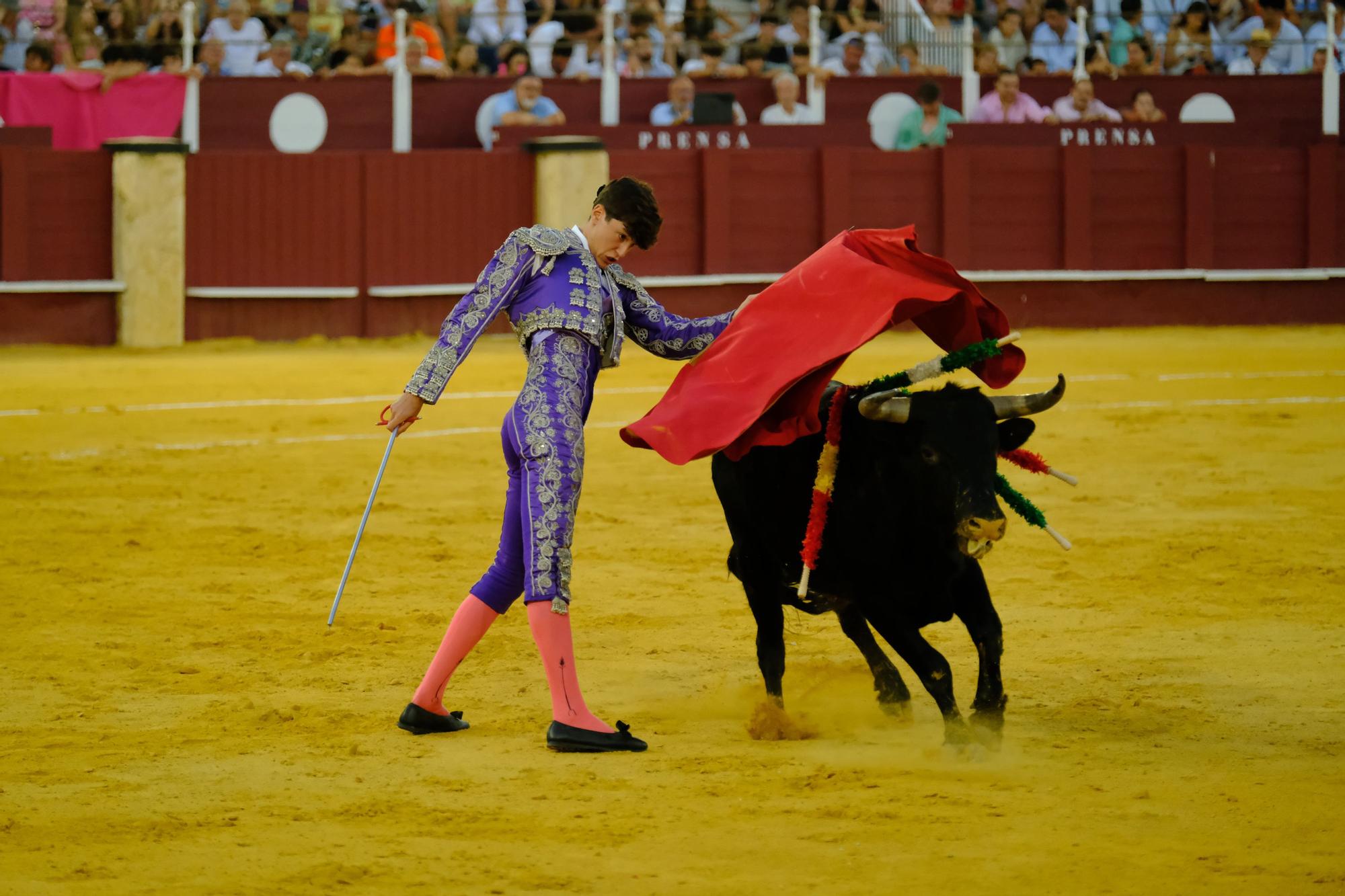 Toros en la Feria I Séptima corrida de abono en la Malagueta