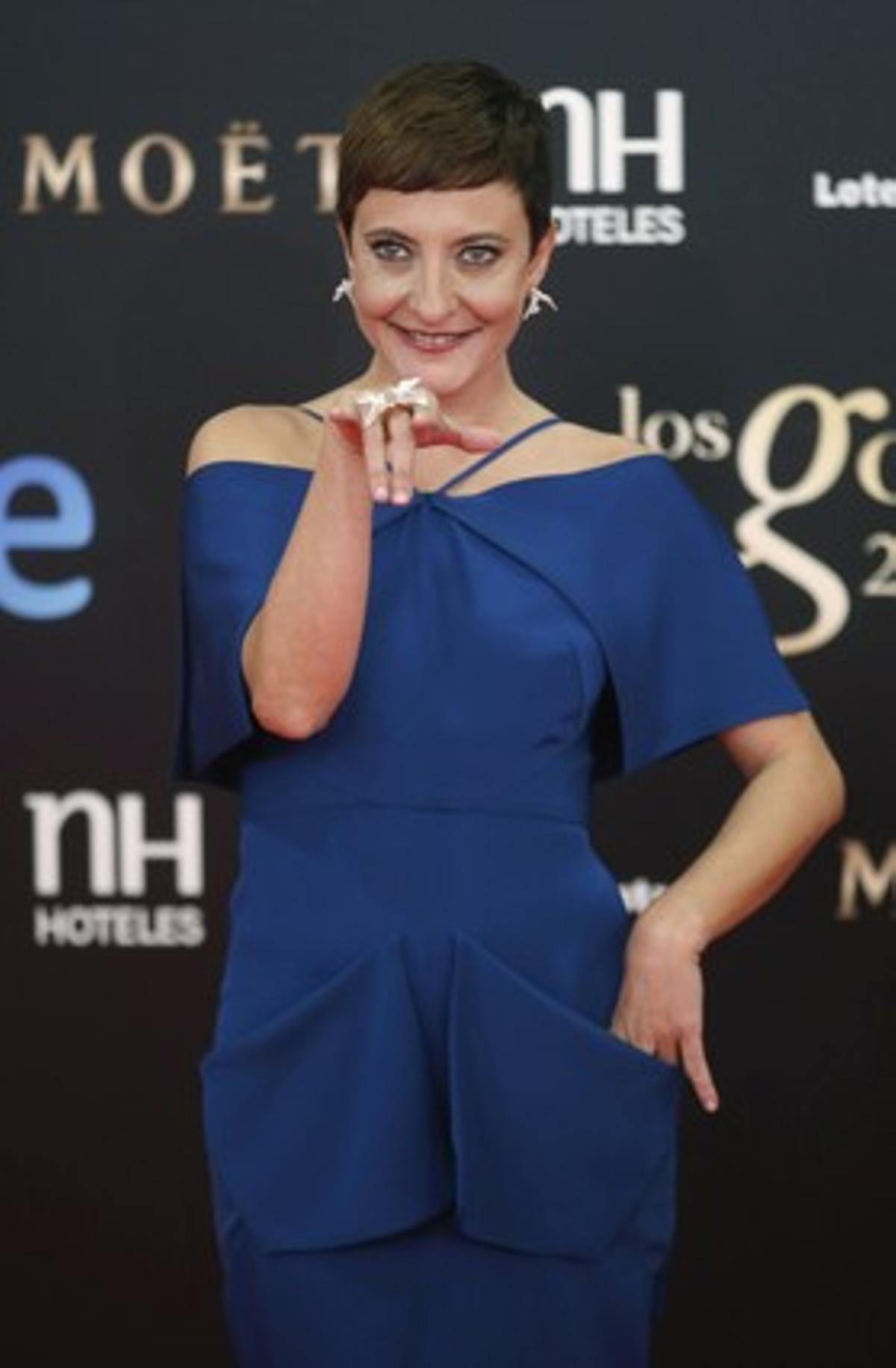 La cómica Eva Hache, presentadora por segundo año consecutivo de la gala.