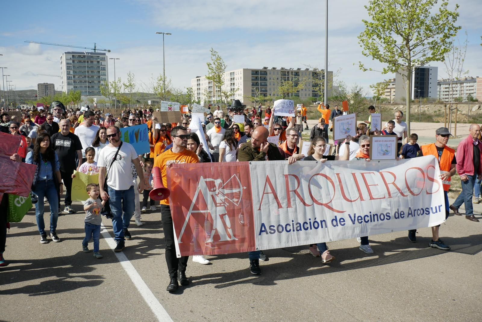 En imágenes | Los vecinos de Arcosur protestan por la ubicación del centro de salud