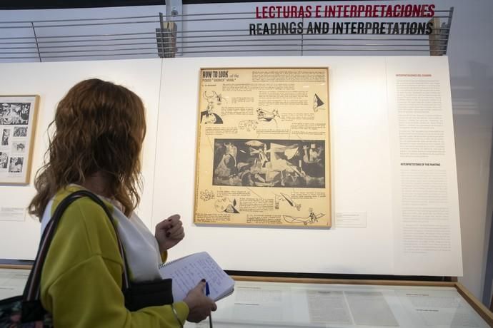 07.02.19. Las Palmas de Gran Canaria.nauguración de la exposición "Picasso. El viaje del Guernica". Fundación La Caixa. Parque de San Telmo. Foto Quique Curbelo