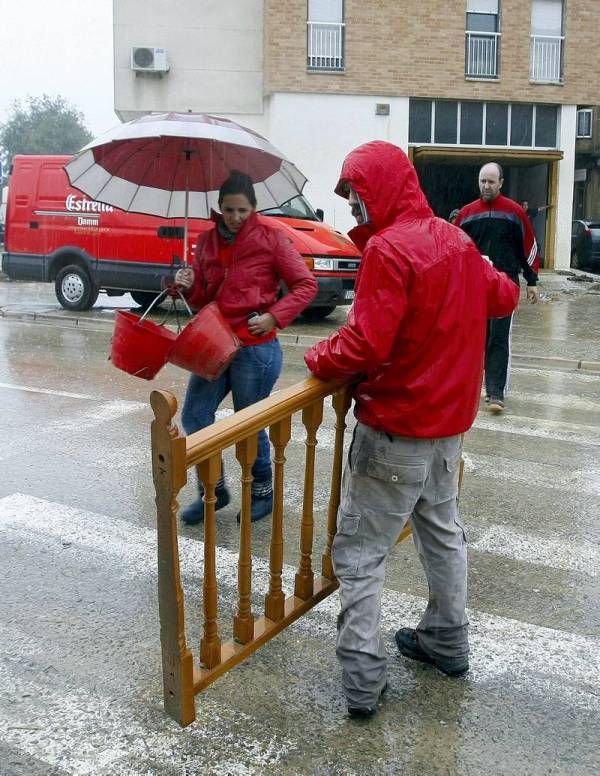 Fotogalería: Lluvias torrenciales en Aragón