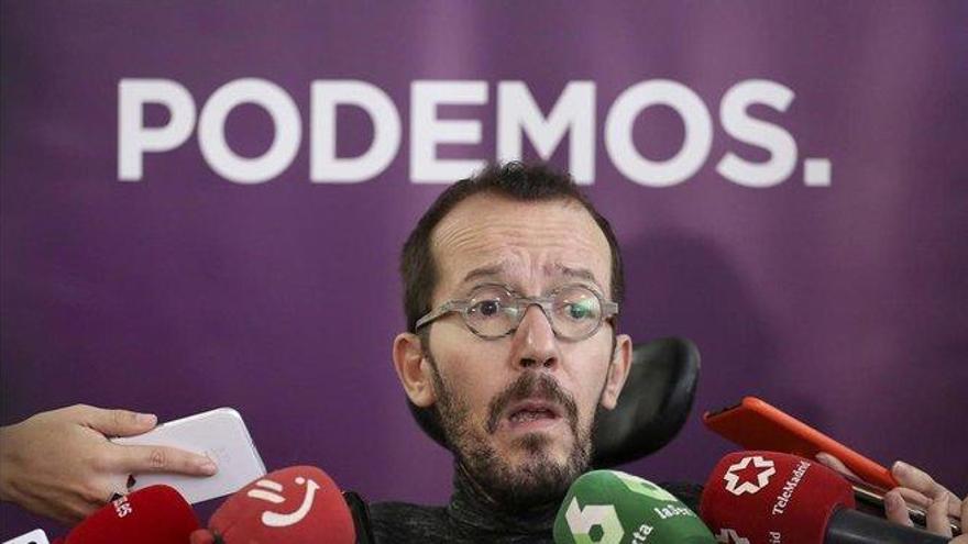 Podemos no da por rotas las negociaciones y pide a Sánchez &quot;talante&quot;