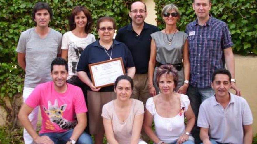 Miembros de los departamentos de calidad e innovación del colegio Carmelitas de Elda.