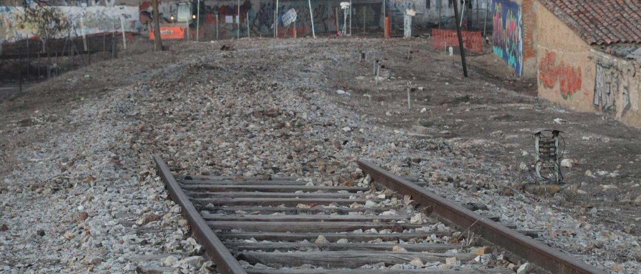 Vías del tren Ruta de la Plata, arrancadas en Zamora