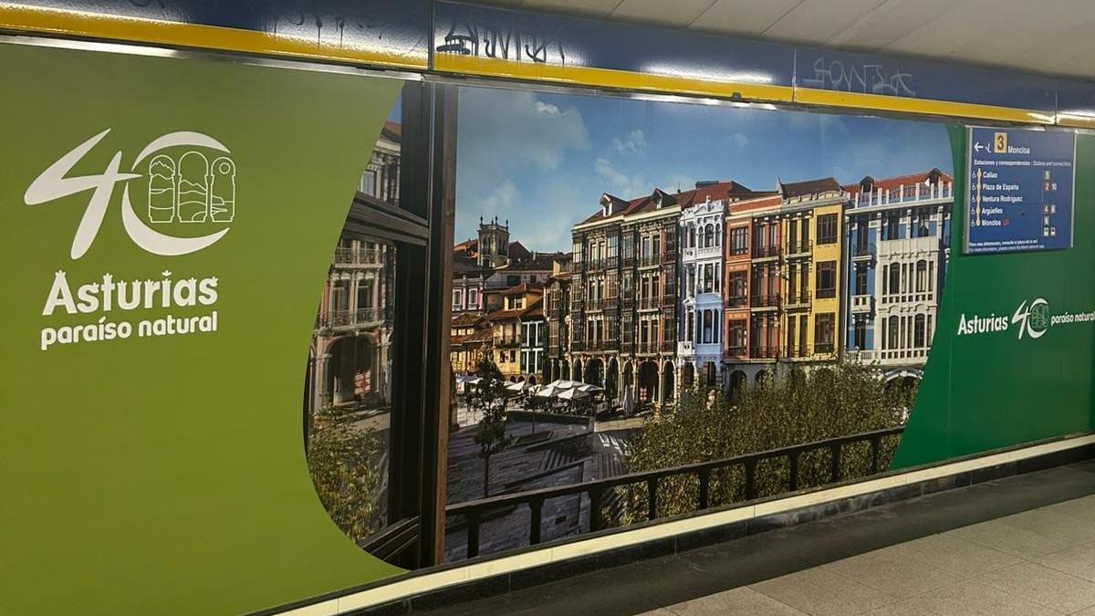 La imagen de la calle San Francisco en la estación de Sol.