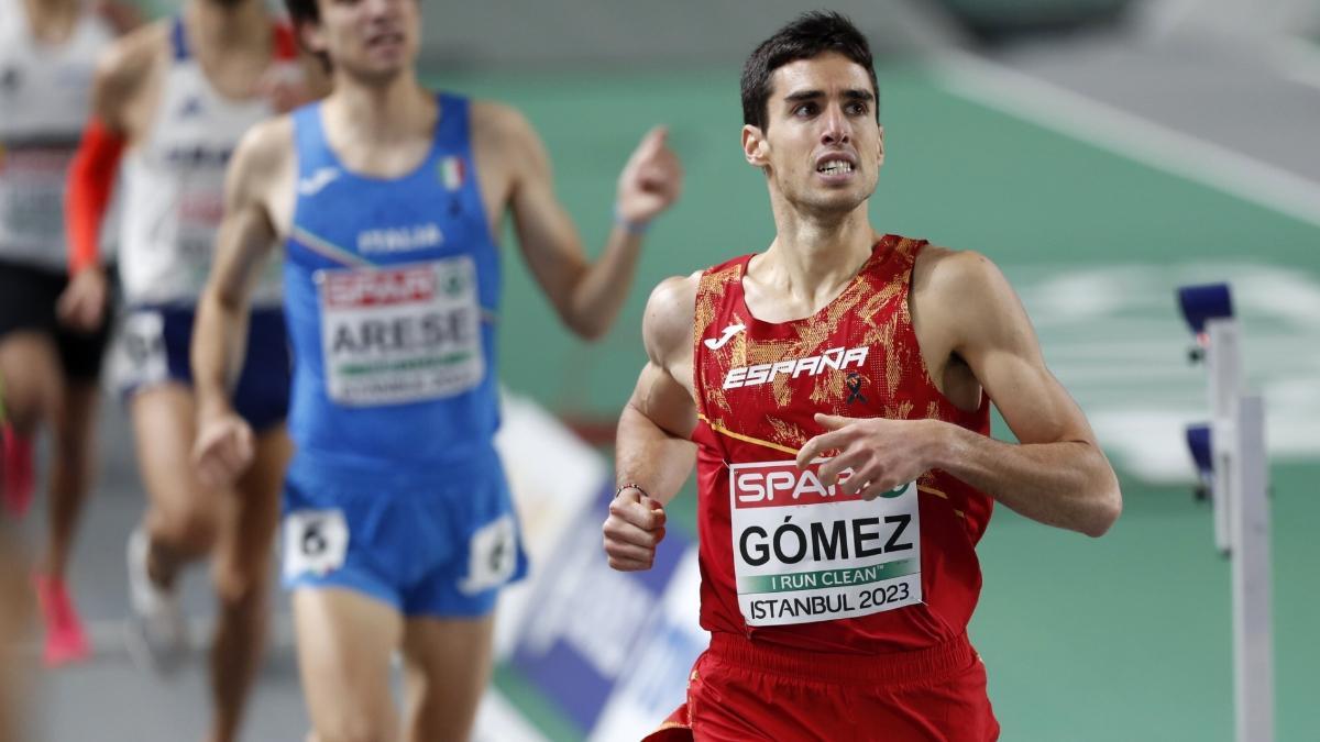 Jesús Gómez rozó su tercera medalla europea bajo techo
