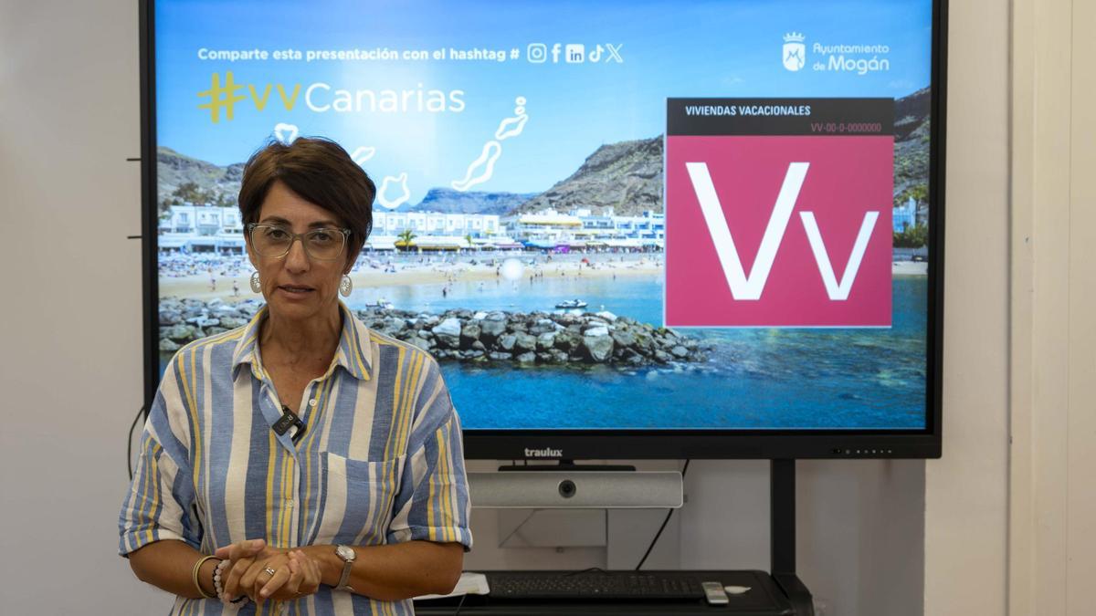 La alcaldesa de Mogán, Onalia Bueno.